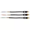 Hama ProClass YUV-kaabel, 3 RCA - 3 RCA, metall, 1,5 m komponent (YPbPr) videokaabel 3 x RCA must