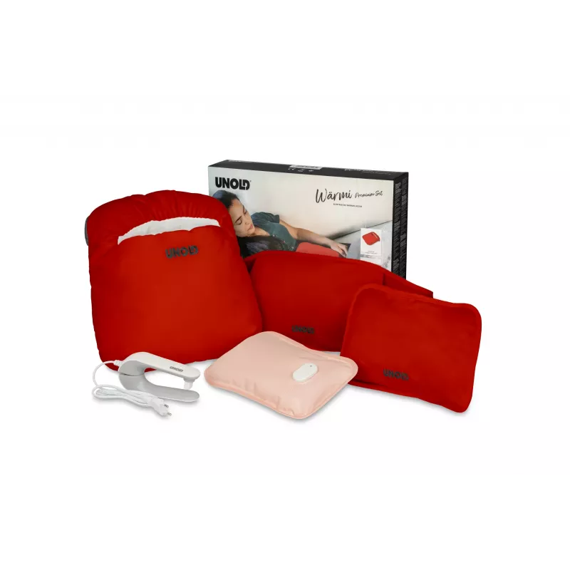 Unold Wärmi Premium Set - elektriline soojakott 86023 elektriline kuumaveepudel 380 W Punane