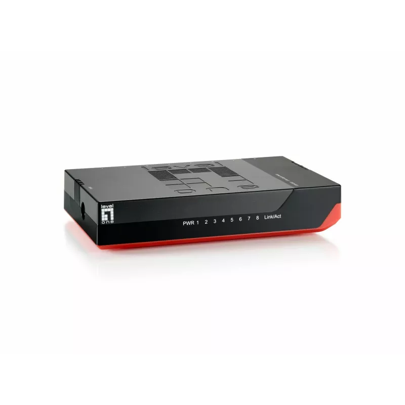 LevelOne 8-pordine Gigabit-lüliti, haldamata, Gigabit Ethernet GSW-0807