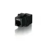 Equip Cat.6 varjestamata võtmeavadeta inline-ühendusmuhv, Must, Kuldne, 15 mm, 33 mm, 20 mm, 75 g