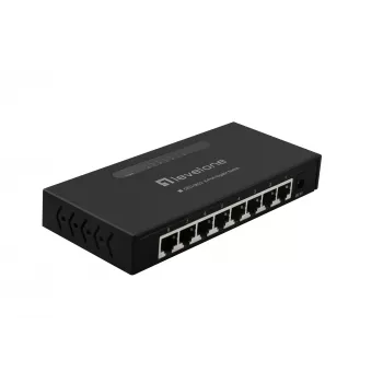 LevelOne 8-pordine gigabit-lüliti, haldamata, Gigabit Ethernet (10/100/1000), seinakinnitusega