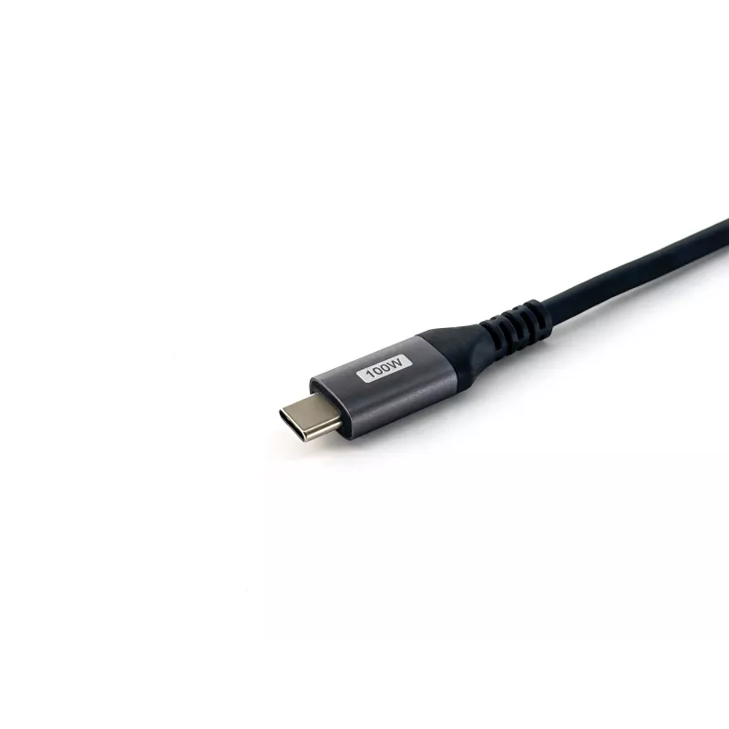 Equip USB 2.0 C-C 90° nurgaga kaabel, M/M, 2,0 m, 100 W Emark-kiibistikuga