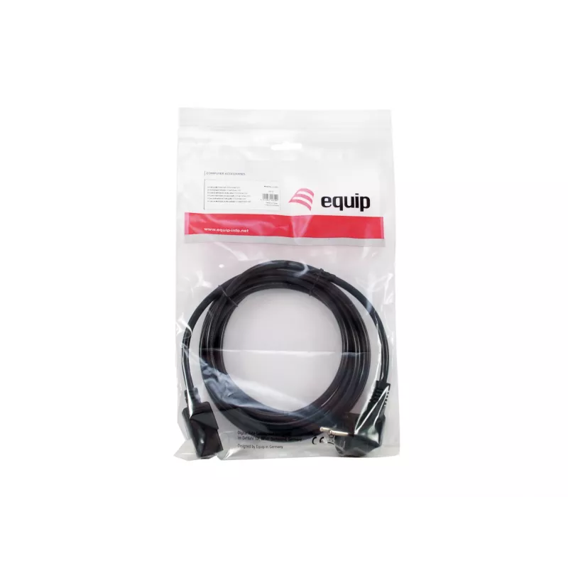 Equip kvaliteetne toitejuhe, C13 – Schuko, 3,0 m, 3 m, IEC C13, CEE7/7, H05VV-F3G, 250 V, 10 A