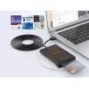 Conceptronic BIAN11B kahe liidesega nutikas ID-kaardilugeja, USB 2.0, lähiväljaside (NFC), 1 m, must, 100 g