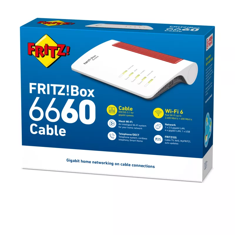 Box FRITZ 6660 kaabel International (Retail)