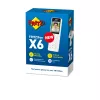 DECT juhtmeta telefonitoru FRITZ X6 valge International — valjuhääldi, automaatvastaja, 100-kohaline telefoniraamat