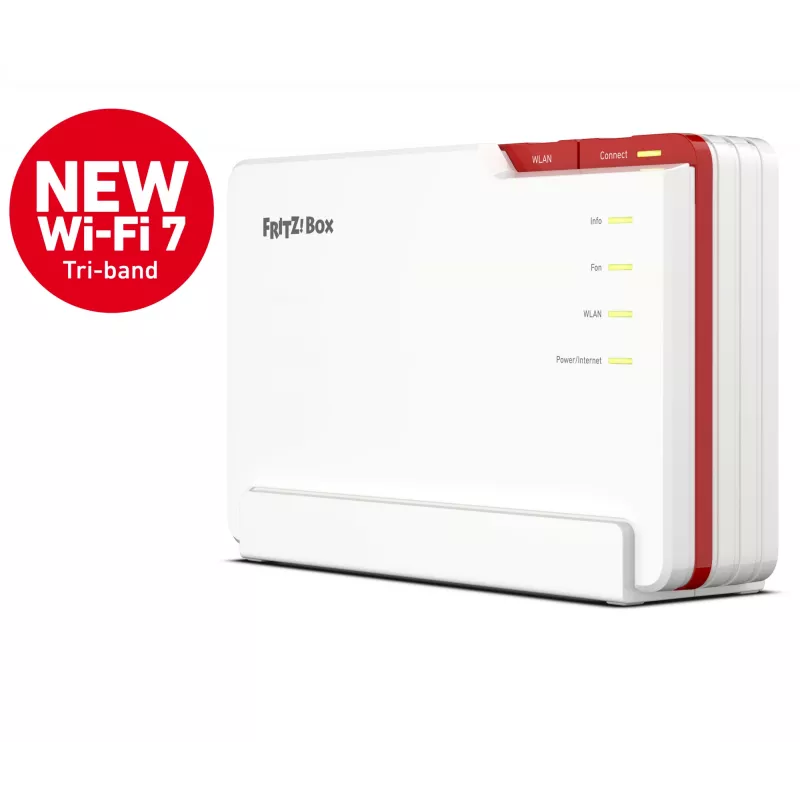 Box FRITZ! 5690 Pro International traadita ruuter 2.5 Gigabit Ethernet Tri-band (2.4 GHz / 5 GHz / 6 GHz) Valge