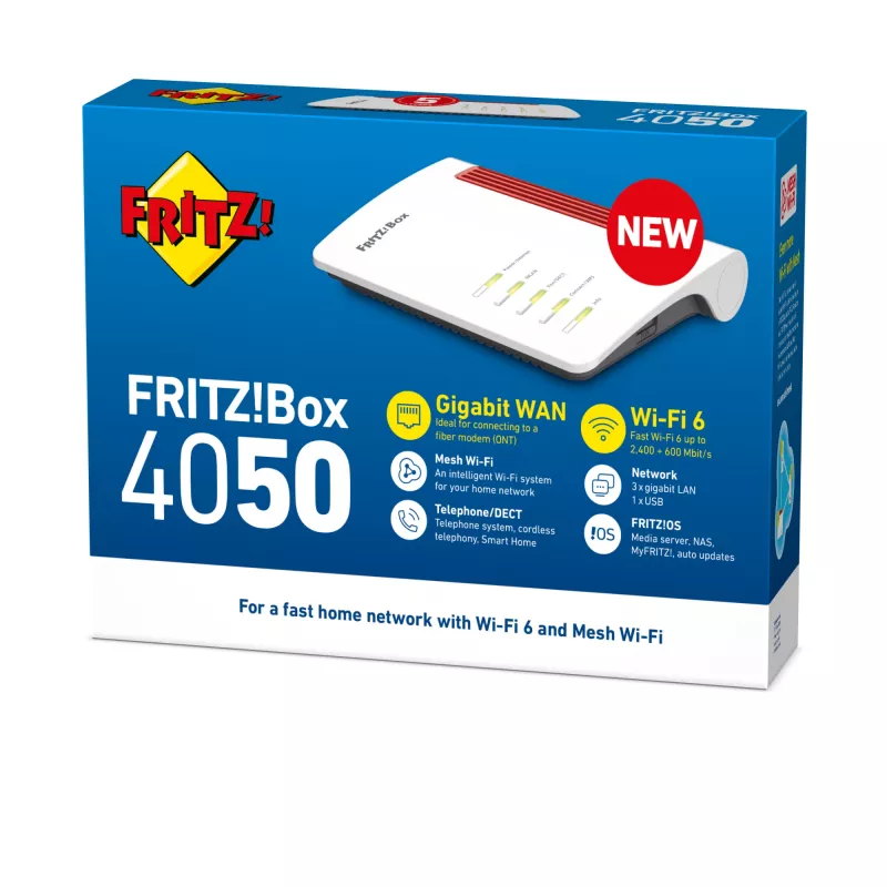 Box 4050 International traadita ruuter kaheribaline (2,4 GHz / 5 GHz)