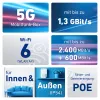 Box FRITZ! 6860 5G Edition International juhtmevaba ruuter Gigabit Ethernet Kahesagedusala (2,4 GHz / 5 GHz)