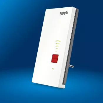 Wi-Fi repiiter AVM FRITZ! 2700 (kaheribaline, Wi‑Fi 7 802.11be, 6500 Mbit/s, 2.5 GbE, sisemised antennid)
