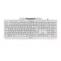 CHERRY KC 1000 SC klaviatuur universaalne USB AZERTY Belgia valge