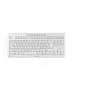 Klaviatuur Cherry STREAM TKL juhtmega USB QWERTZ Šveitsi valge, käärikvõtmelüliti, 94 klahvi, 1,8 m kaabel