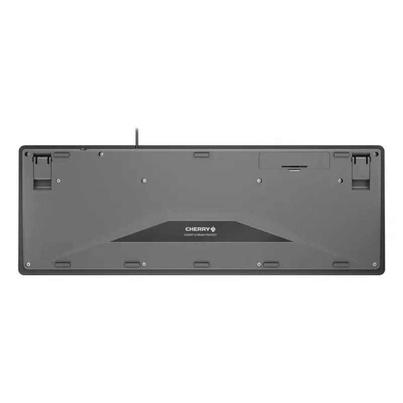 Contour Design STREAM PROTECT, täissuuruses (100%), juhtmega, USB, käärlüliti, QWERTY, must