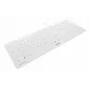 Contour Design STREAM PROTECT, täissuuruses (100%), juhtmega, USB, käärikklahvilüliti, QWERTY, valge