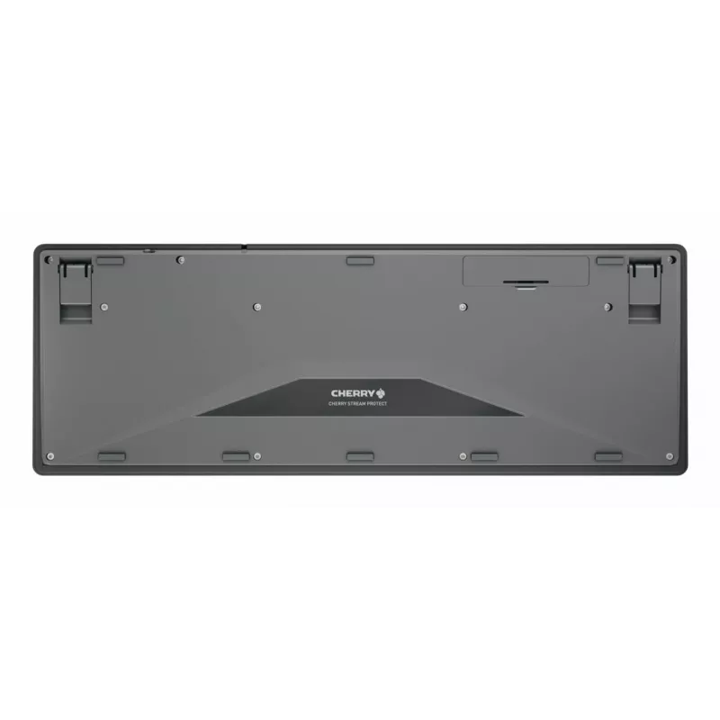 Contour Design STREAM PROTECT WIRELESS, täissuuruses (100%), juhtmeta, RF-juhtmevaba, käärtüüpi klahvilüliti, QWERTY, must