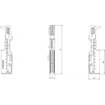 Siemens 6ES7193-6BP40-0DA1 elektriklemmid