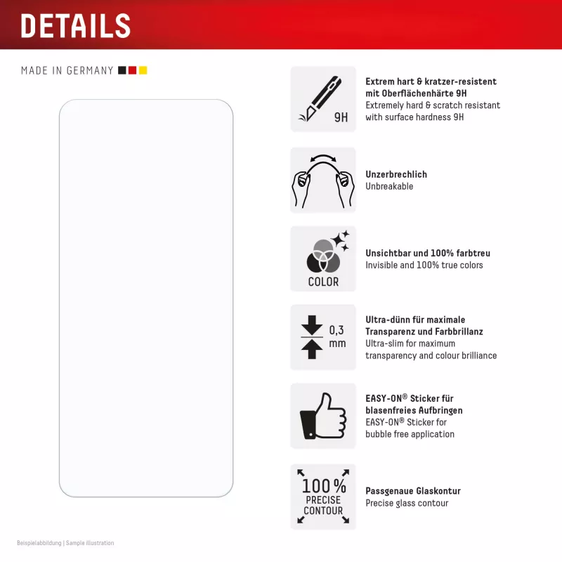 Displex Smart Glass (9H) Xiaomi Redmi 14C-le, paigalduskleebis, purunematu