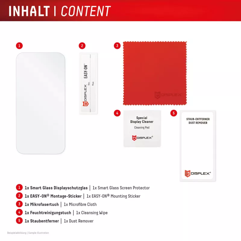Displex Smart Glass (9H) Xiaomi Redmi 14C-le, paigalduskleebis, purunematu