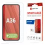 Displex Smart Glass (9H) Samsung Galaxy A36 jaoks, paigalduskleebised, purunematu