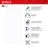 Displex Smart Glass (9H) Samsung Galaxy A36 jaoks, paigalduskleebised, purunematu