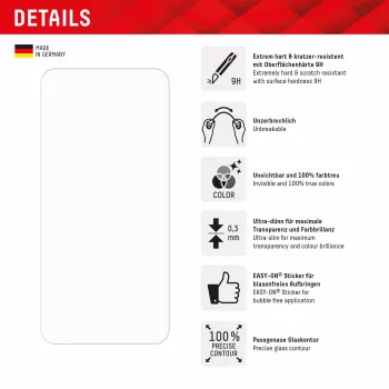 Displex Smart Glass (9H) Samsung Galaxy A36 jaoks, paigalduskleebised, purunematu