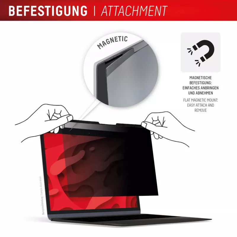 Displex PRIVACY SAFE magnetiline kahesuunaline privaatsusfilter Surface Laptop Studio 2 14,4 tolli