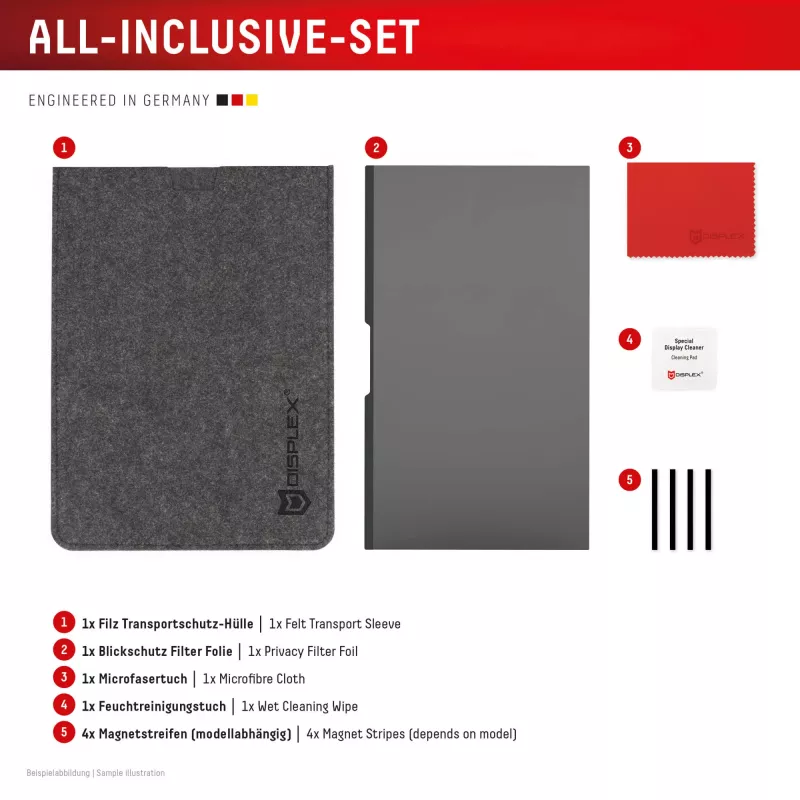 Displex PRIVACY SAFE magnetiline kahesuunaline privaatsusfilter Surface Laptop Studio 2 14,4 tolli