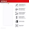 Karastatud klaasist ekraanikaitse + ümbris Samsung Galaxy A36-le, e.v.i., Ökopaigaldusraam, kriimustuskindel, läbipaistev