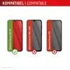 Karastatud klaasist ekraanikaitse + ümbris Samsung Galaxy A36-le, e.v.i., Ökopaigaldusraam, kriimustuskindel, läbipaistev