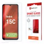 e.v.i. DISPLEX Smart Glass Xiaomi Redmi 15C jaoks — karastatud klaasist ekraanikaitse, mudel 02198