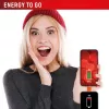 Displex Phone-to-Phone avariilaadija, USB-C USB-C-le, minipistik + painduv kaabel, kompaktne 2 komplekti