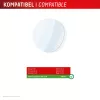 Ekraanikaitse e.v.i. Displex 9H Glass Galaxy Watch 8 40mm, 2 tk, üliõhuke, raamita, sõrmejäljevastane