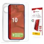Karastatud klaasist ekraanikaitse koos ümbrisega Google Pixel 10 jaoks, tootjalt e.v.i. (DISPLEX Real Glass + ümbris)