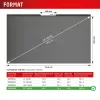 Privaatsusfilter e.v.i. Displex PRIVACY SAFE magnetiline kahepoolne 16-tollisele (16:10) sülearvutile/sülearvutile, raamita, läikiv/matt, 3H
