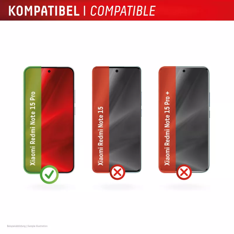 Karastatud Smart Glass ekraanikaitse e.v.i. Xiaomi Redmi Note 15 Pro-le (9H), paigalduskleeps, läbipaistev, 1 tk