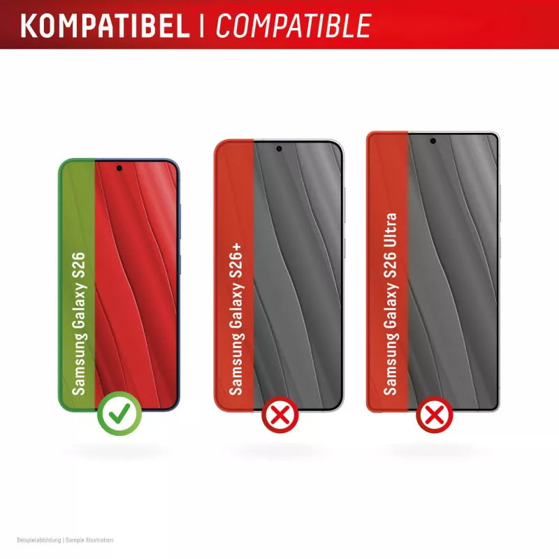Displexi ekraanikaitse + ümbris Samsung S26 jaoks, kriimustuskindel