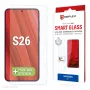 Displex Smart Glass (9H) Samsung S26-le, purunematu, Samsung, Galaxy S26, Kuiv paigaldus, Purunemiskindel, Mustusekindel, Kriimustuskindel, Läbipaistev, 1 tk