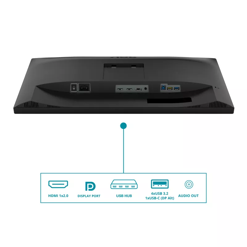 AOC V5 CU34V5C/BK/23 arvutikuvar 86,4 cm (34 tolli) 3440 × 1440 pikslit Wide Quad HD LED Must