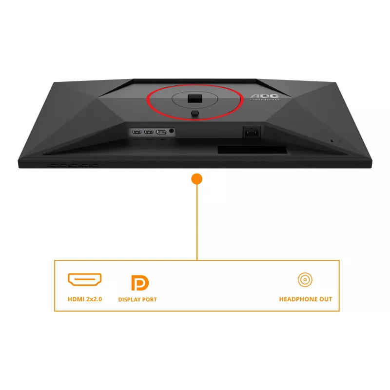 AOC G4 27G4ZR arvutimonitor 68.6 cm (27 tolli) 1920 x 1080 pikslit Full HD LED Must, Punane