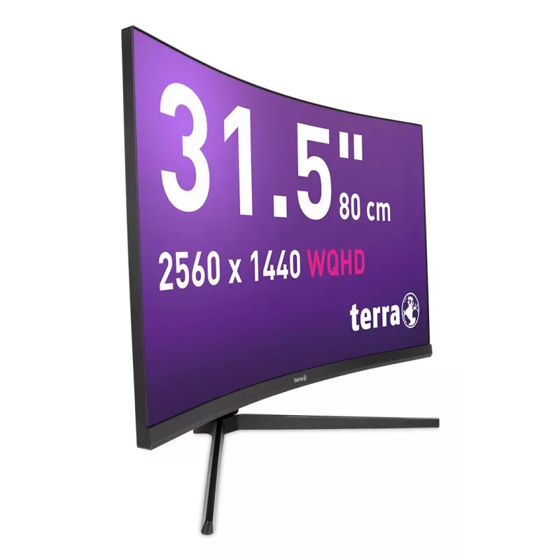 TERRA 3285W arvutimonitor 80 cm (31,5 tolli) 2560 x 1440 pikslit Wide Quad HD LCD must