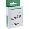 Kruvi ventilaatorile InLine 5,0×10,0 mm nikeldatud, pakk 4 tk