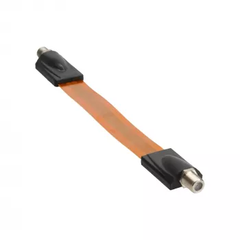 Akna läbiviik InLine SAT-kaabel superslim F-pistikuga, 0,11 m kaabel, 23×265×12 mm