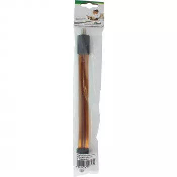 Akna läbiviik InLine SAT-kaabel superslim F-pistikuga, 0,11 m kaabel, 23×265×12 mm