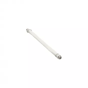 Akna läbiviik SAT-kaablile InLine F-pistik isane–isane, valge, 21×220×13 mm