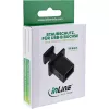InLine tolmukaitse USB-B emasele, must, 50 tk.