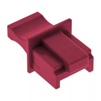InLine tolmukate RJ45 emaspesale, tumepunane, 10 tk