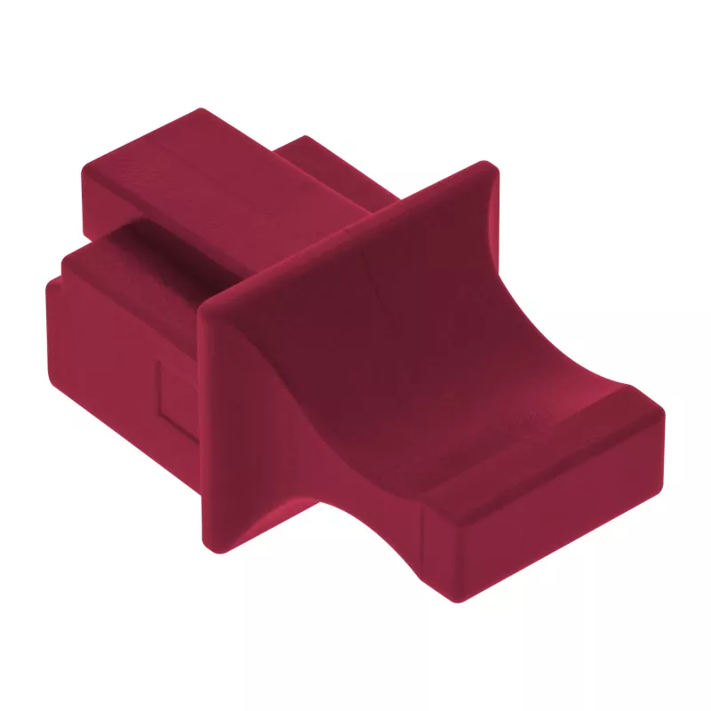 InLine tolmukate RJ45 emaspesale, tumepunane, 10 tk