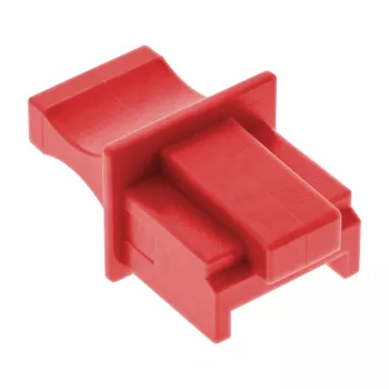 InLine tolmukate RJ45 emasele, punane, 100 tk.