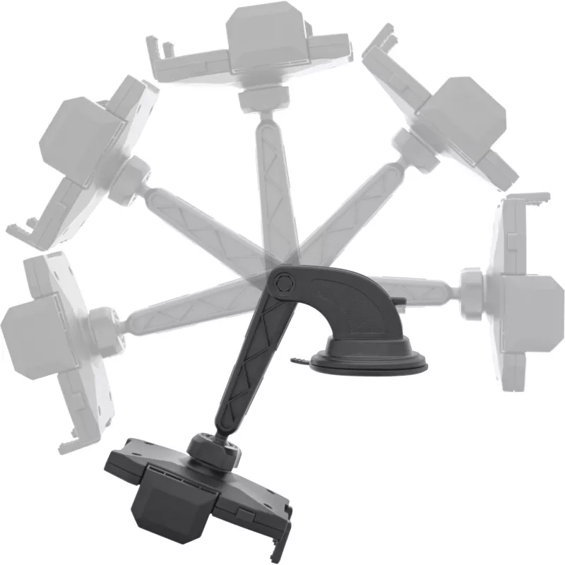 Nutitelefoni autohoidik InLine ONE CLICK EASY II — universaalne passiivhoidik, must