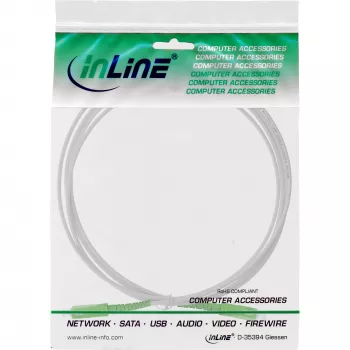 InLine fiiberoptiline simplekskaabel, FTTH, SC/APC8° kuni SC/APC8° 9/125µm OS2 50m